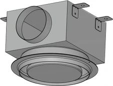 Приточно-вытяжной Sysimple NTG-1-12,5-100/20-RAL9016M-RAL9016M-PB с КСД