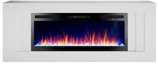 Линейный электрокамин Real-Flame ЛАЙН 50 WT-LCB510 с очагом EMERALD 50
