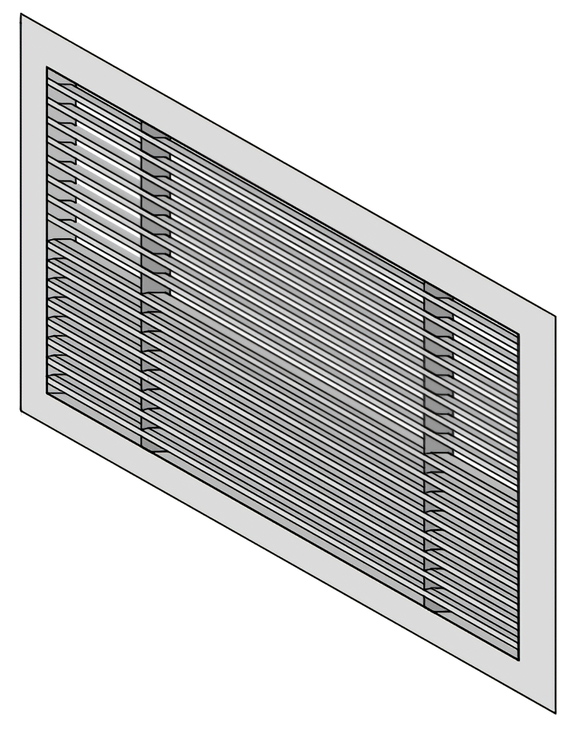 Металлическая решетка Sysimple BETA-LI-100х450 фото#7