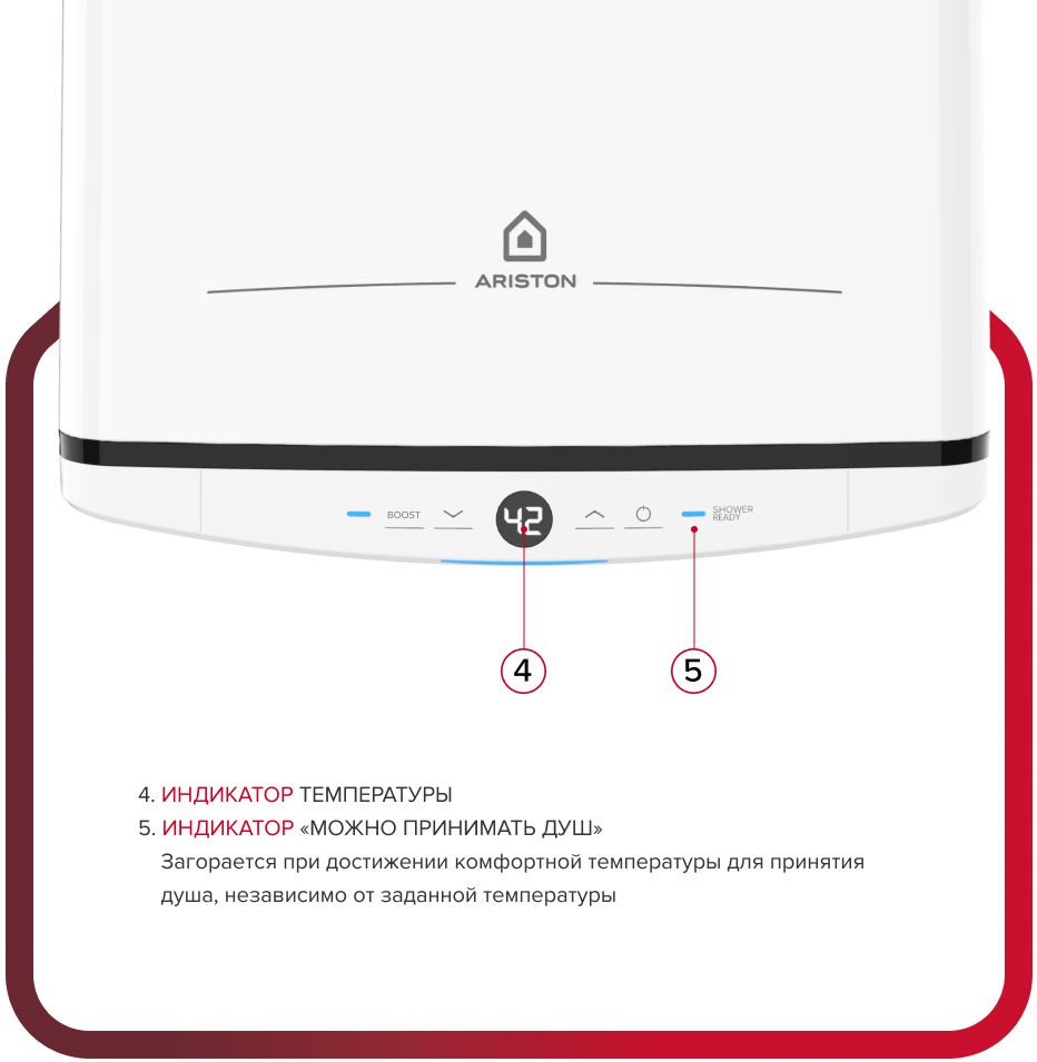 Электрический накопительный водонагреватель Ariston VELIS TECH ABSE DRY 100 фото#7