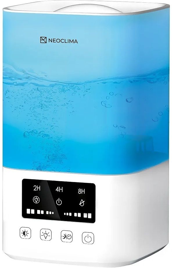 Ультразвуковой увлажнитель воздуха Neoclima VISION 2.5L White фото#3