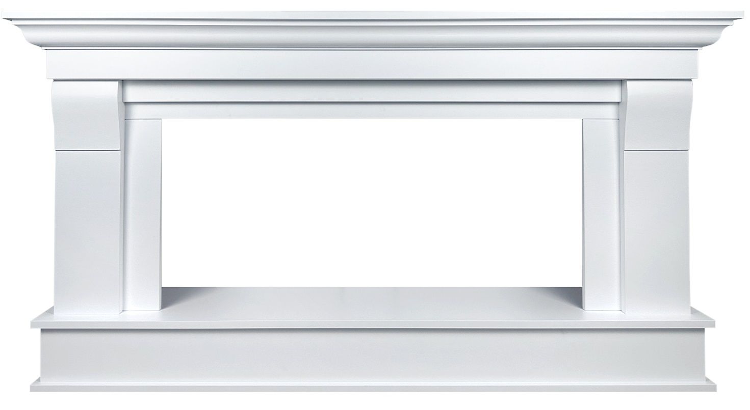 Линейный электрокамин Royal Flame Monaco 42 (белый) с очагом Vision 42 LED фото#2