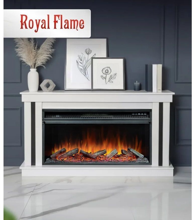 Линейный электрокамин Royal Flame Cosmo 60 с очагом Vision 60 LOG LED фото#6