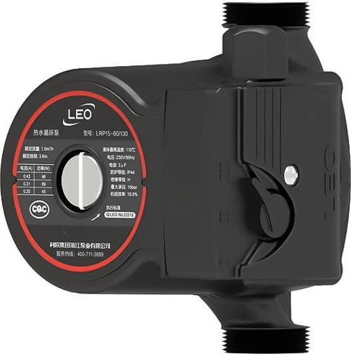 Насос для отопления LEO LRP 32-80/180 с гайками
