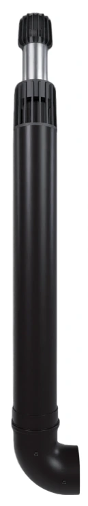 Комплект коаксиального дымохода Federica Bugatti 60/100 L1000 с анти BLACK