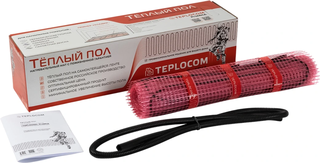 Нагревательный мат Teplocom ProМНД-3,0-480 Вт