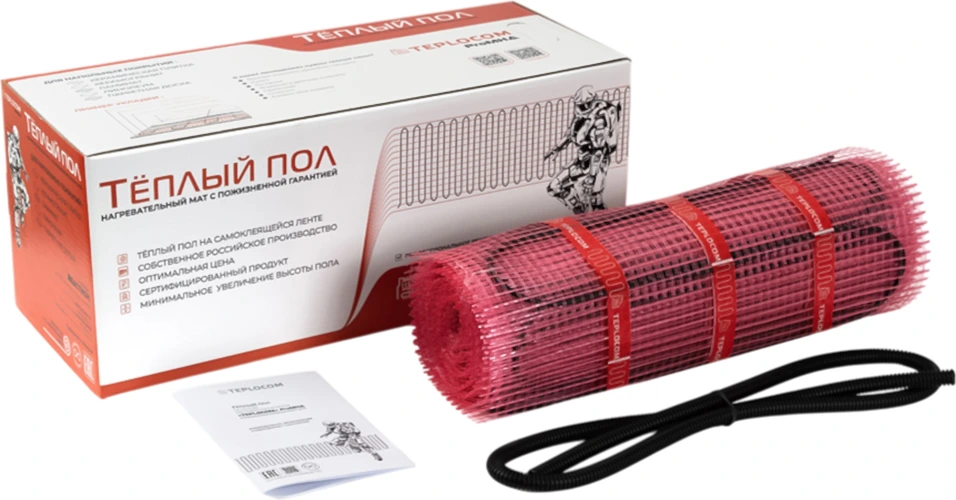 Нагревательный мат Teplocom ProМНД-10,0-1600 Вт