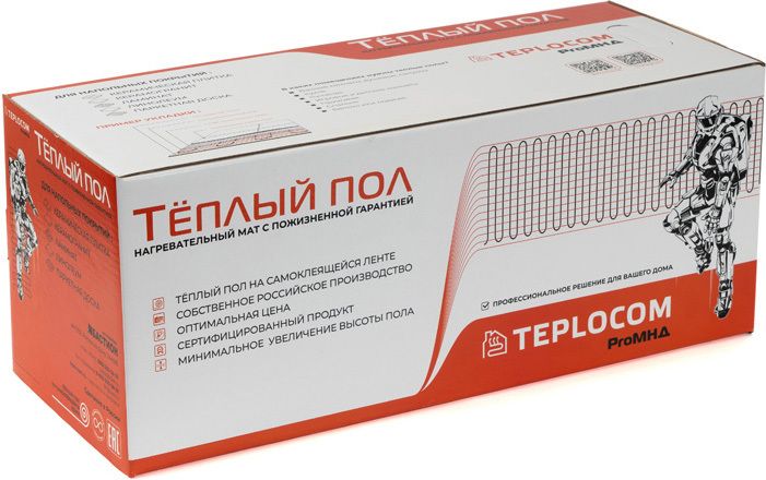 Нагревательный мат Teplocom ProМНД-10,0-1600 Вт фото#3