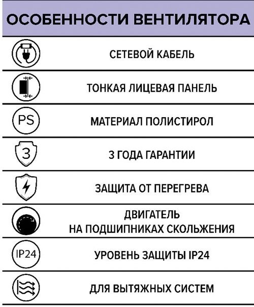 Вытяжка для ванной Auramax A 6-01 фото#5
