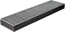 Внутрипольный конвектор КЗТО Бриз Нерж 200x80x3200 1то