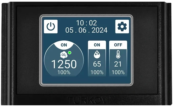 Пульт управления Turkov Sensor+(CO2, hm) 24 В