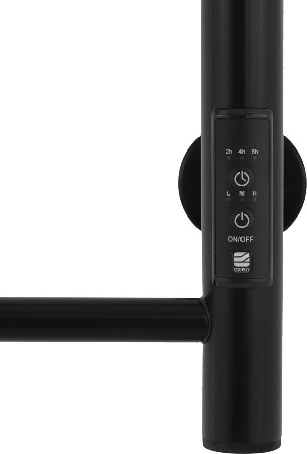 Электрический полотенцесушитель Energy ROUND MODUS 800*500 черный фото#6