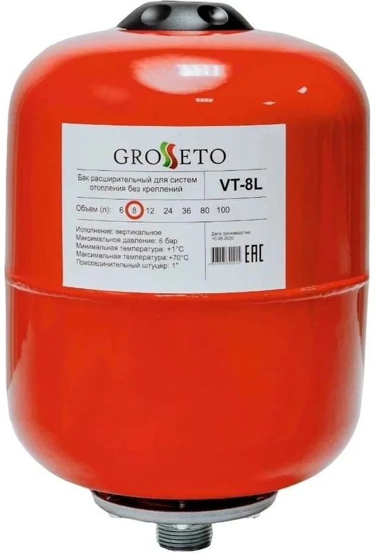 Расширительный бак GROSSETO VT-8L