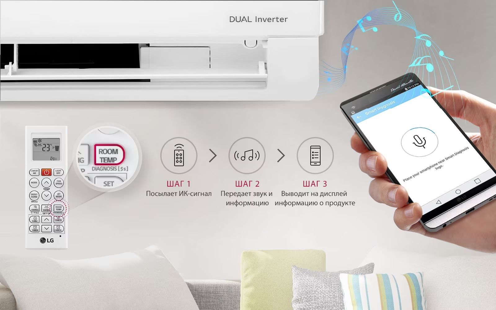 Кондиционер Lg Eco Smart PC18SQ фото#17