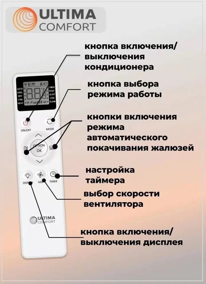 Настенный кондиционер ULTIMA COMFORT Eclipse ECP-12PN фото#5