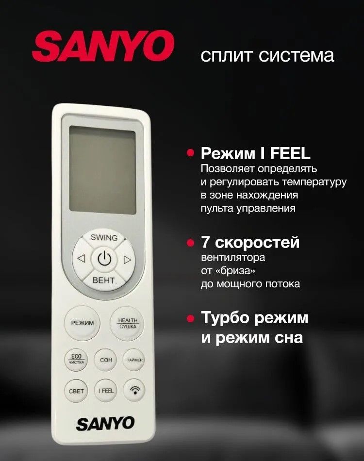 Кондиционер SANYO SN-12IRAC/SN-12IRDC фото#11