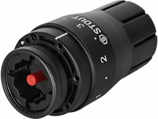 Головка термостатическая STOUT Design черная, жидкостная M30x1,5