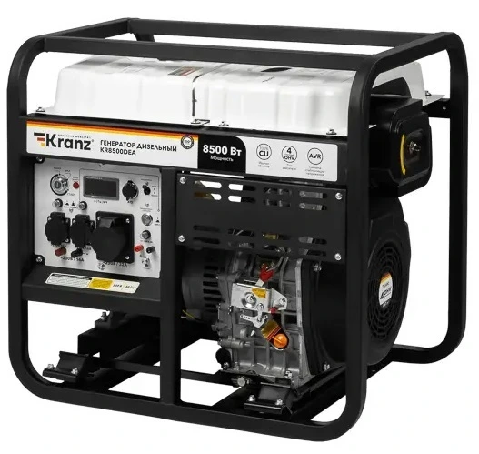 Дизельный генератор KRANZ KR8500DEA, 8,5кВт, 230В, 16л