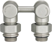Двухтрубный узел нижнего подключения VARMEGA VMDV20-300415 1/2"х3/4"EK