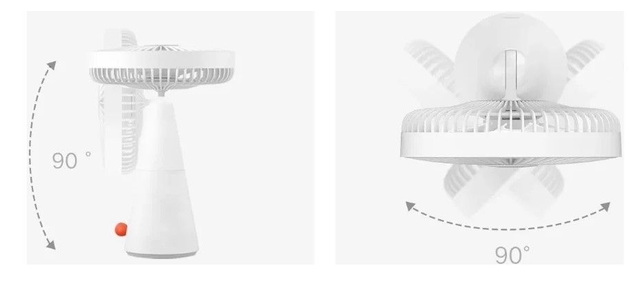 Настольный вентилятор Xiaomi Rechargeable Mini Fan фото#11