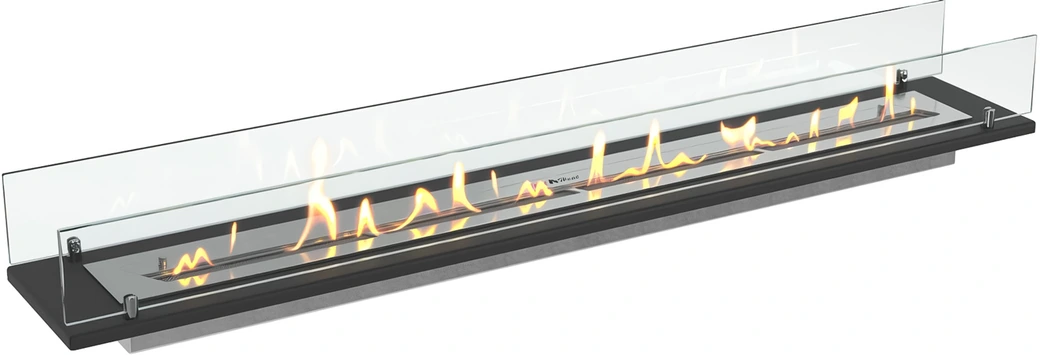 Настольный биокамин SteelHeat Stand 1200 встраиваемый в тумбу