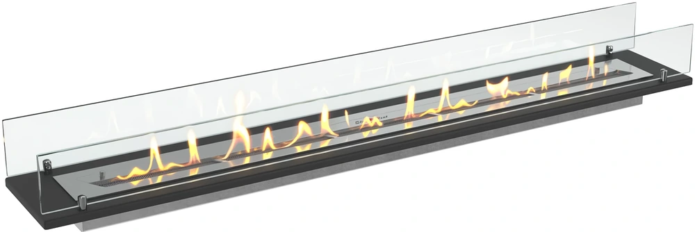 Настольный биокамин SteelHeat Stand 1300 встраиваемый в тумбу