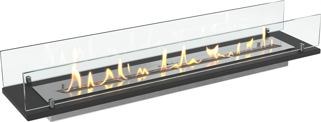 Настольный биокамин SteelHeat Stand 900 встраиваемый в тумбу