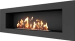 Настенный биокамин SteelHeat LONG 1200 LITE Small встраиваемый