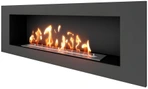 Настенный биокамин SteelHeat LONG 1200 Small встраиваемый