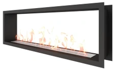 Настенный биокамин SteelHeat Leader 1400 сквозной