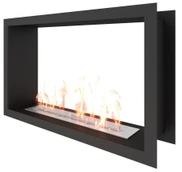 Настенный биокамин SteelHeat Leader 700 сквозной