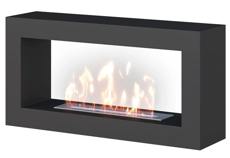Напольный биокамин SteelHeat FRAME ONE 900 черный