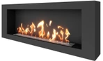 Напольный биокамин SteelHeat WALL LONG 1500 черный