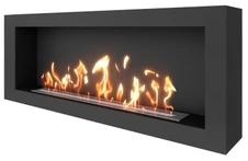 Напольный биокамин SteelHeat WALL ONE 1400 черный