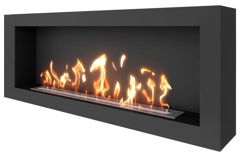 Напольный биокамин SteelHeat WALL ONE 1400 черный