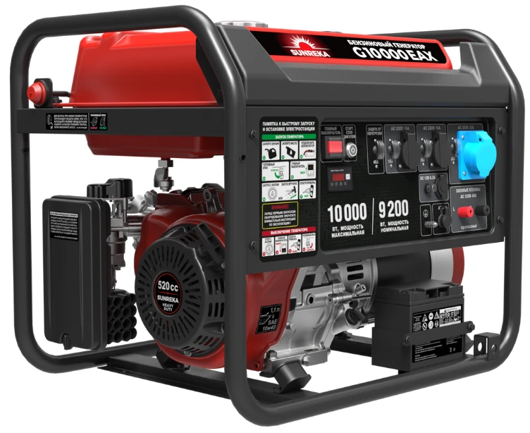 Бензиновый генератор SUNREKA G10000EAX