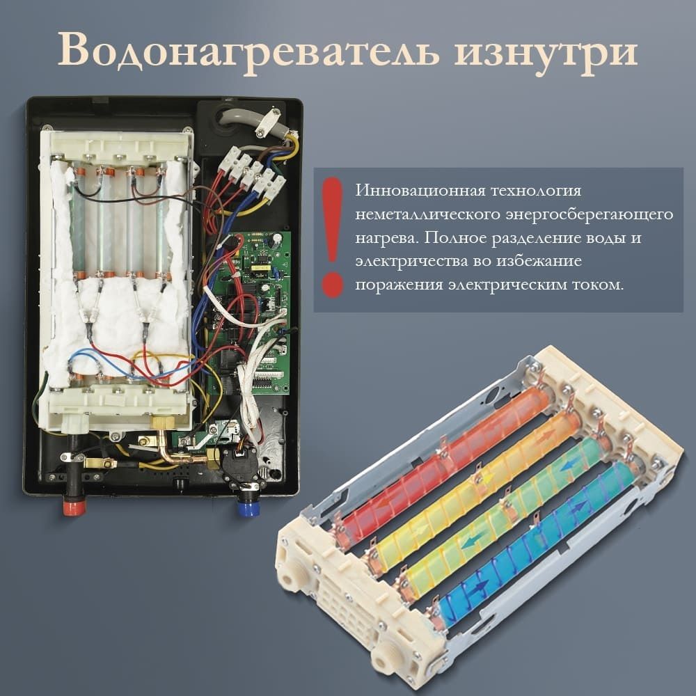Электрический проточный водонагреватель Primoclima PREMIUM 8.8 кВт фото#3