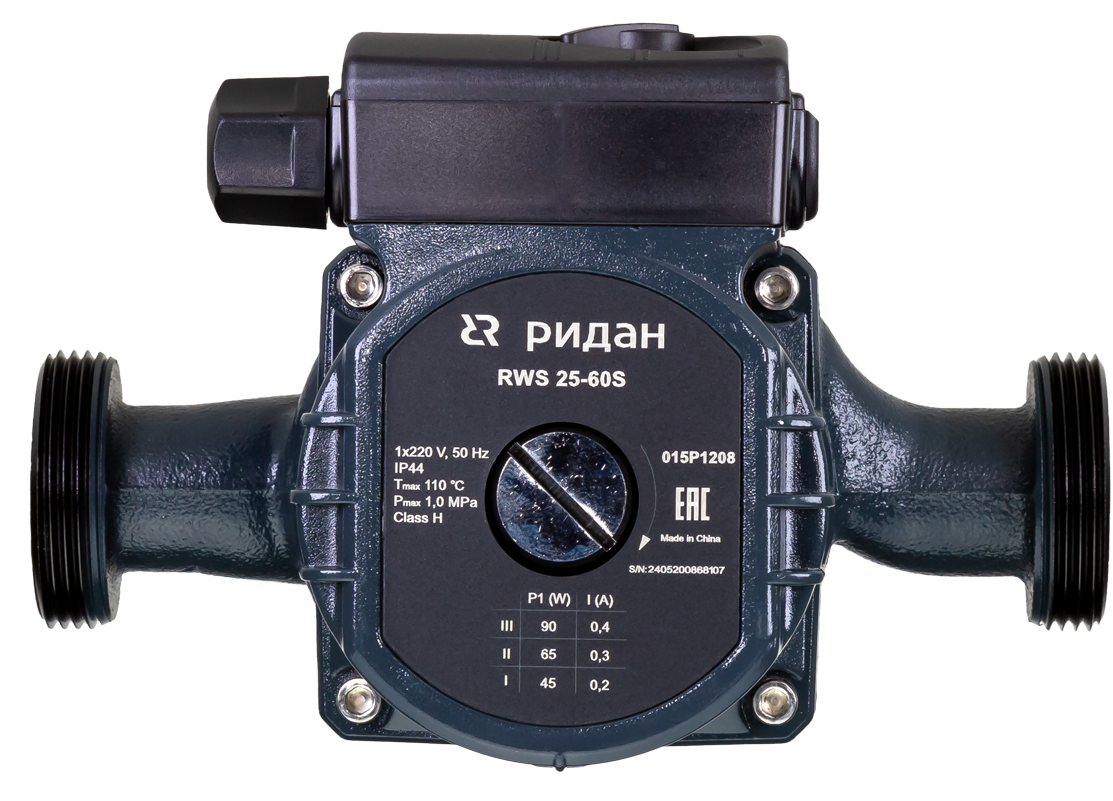 Циркуляционный насос РИДАН RWS 25-40S 015P1207 фото#3