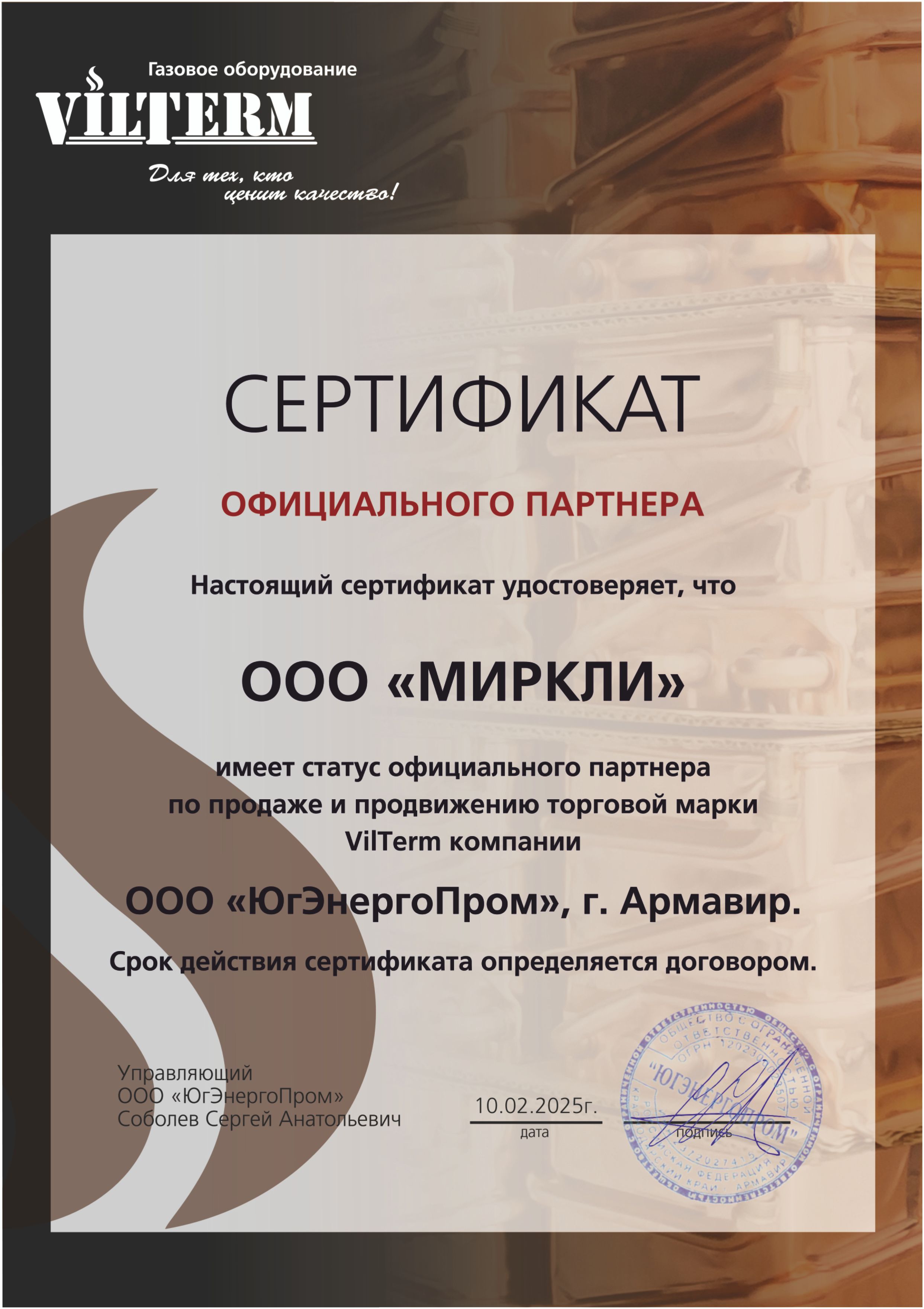 Настенный газовый котел VilTerm Comfort 14 ТC фото#2
