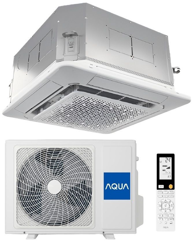 Кассетный кондиционер Aqua QIC-50C1R3/1U50SI1OR3 фото#4