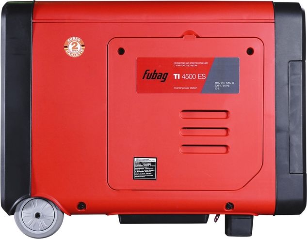 Бензиновый генератор Fubag TI 4500 ES в кожухе фото#4