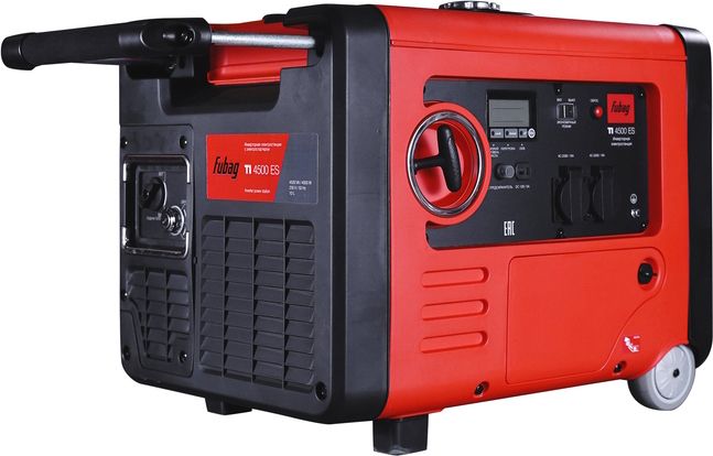 Бензиновый генератор Fubag TI 4500 ES в кожухе фото#5
