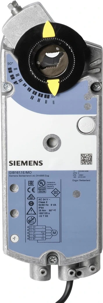 Привод воздушной заслонки Siemens GIB161.1E