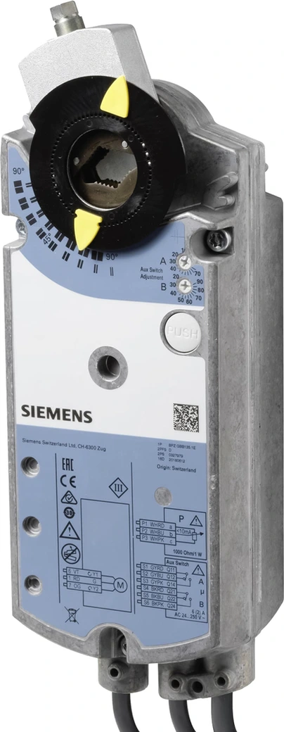 Привод воздушной заслонки Siemens GCA161.1E
