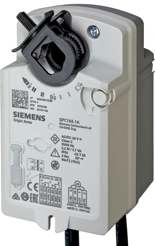 Привод воздушной заслонки Siemens GPC321.1A