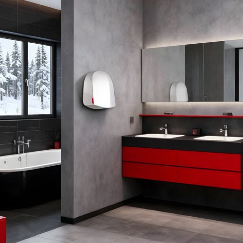 Пластиковая сушилка для рук Royal Thermo RTHD-1100 White фото#9