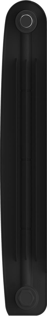 Биметаллический радиатор Royal Thermo Eclipse 500 Чёрный - 12 секц. фото#3