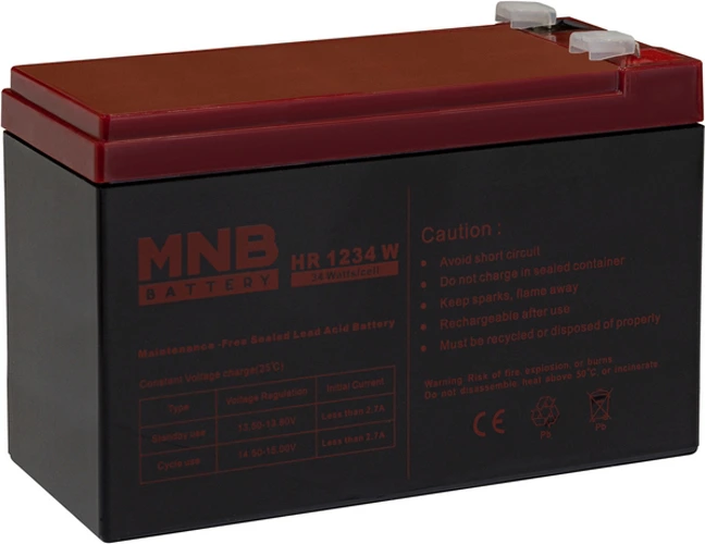 AGM аккумулятор MNB HR1234W