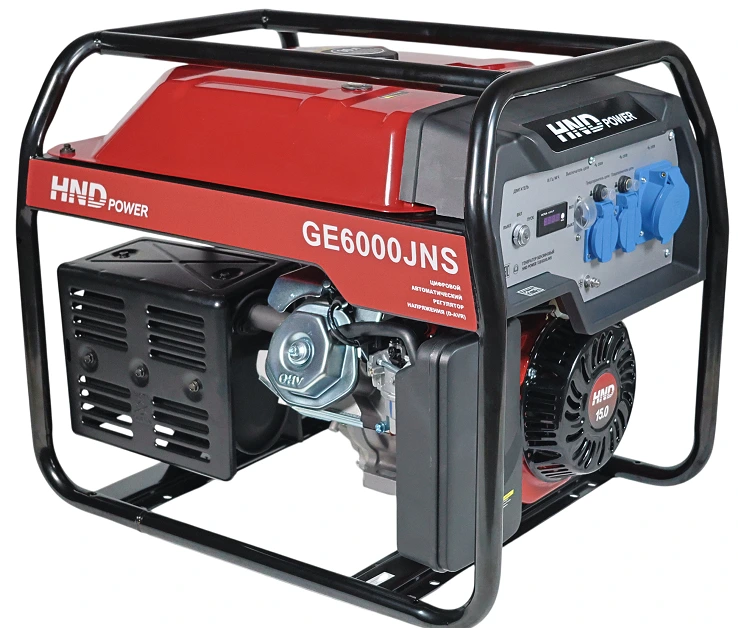 Бензиновый генератор HND GE 6000 JNS