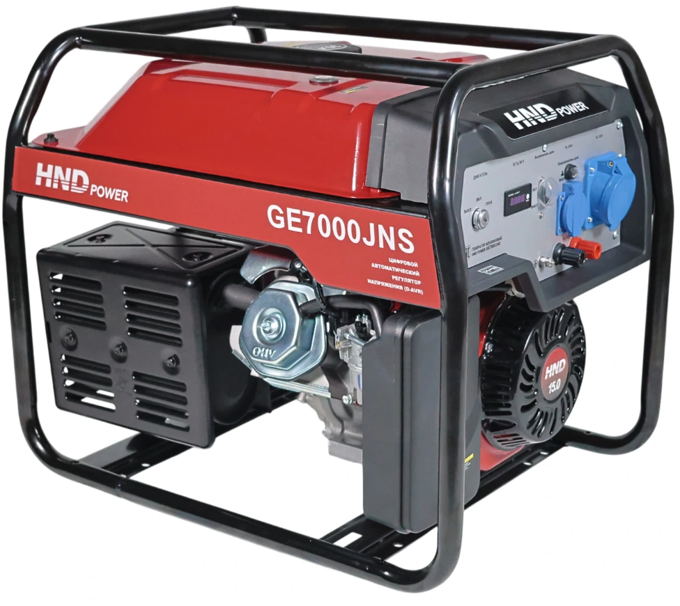 Бензиновый генератор HND GE 7000 JNS